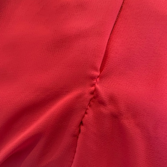 Sally ‘s pink chiffon dress. Size Large - Picture 5 of 10